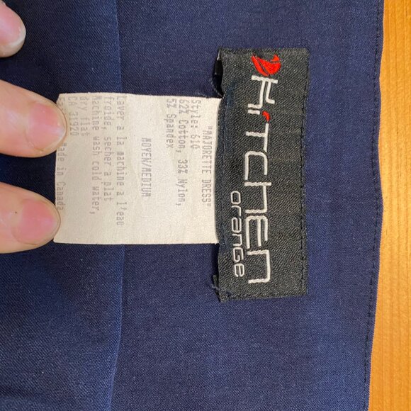 Kitchen Orange Majorette Dress Y2K Vintage - Picture 4 of 8